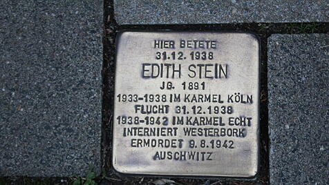 Edith-Stein-Stolperstein