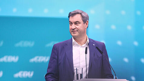 Markus Söder beim CDU-Parteitag